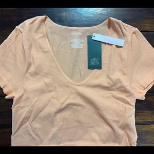 Wild Fable Melon Pink Crop top